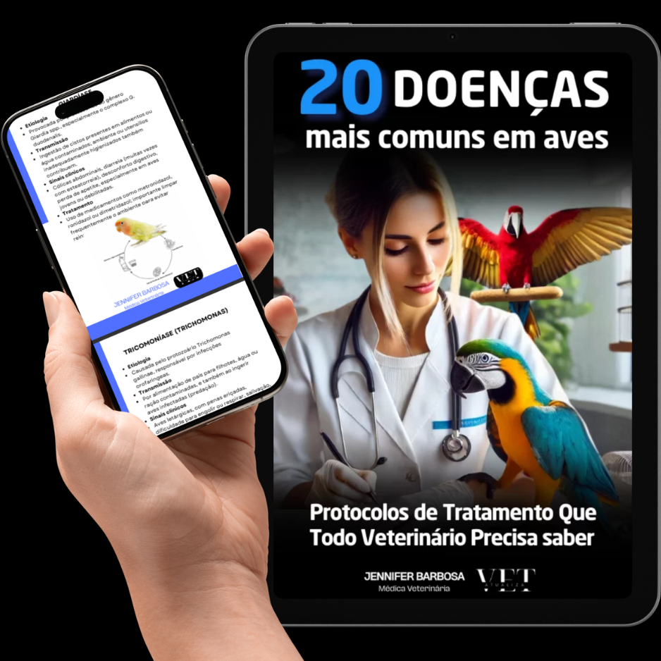 Capa de 20 Doenças Mais Comuns em Aves