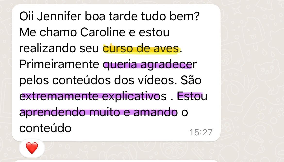 Depoimento real de aluno 4