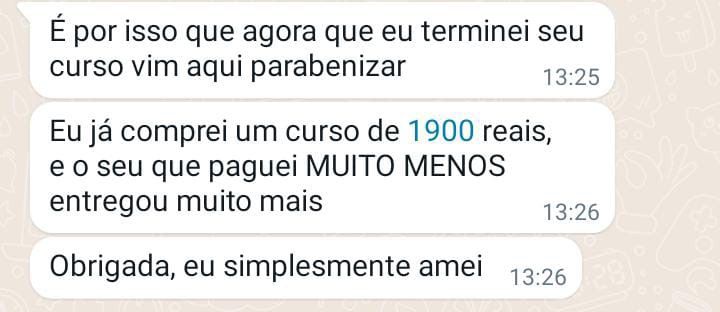 Depoimento real de aluno 5